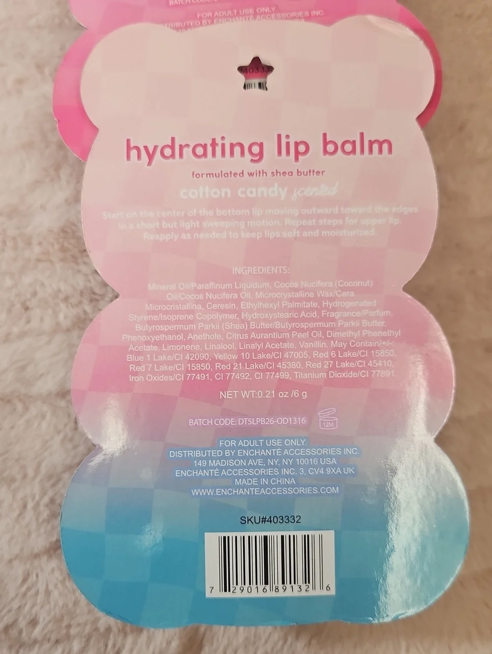Just 4 girls BERRY CUTE hydrating lip balm 3-pc